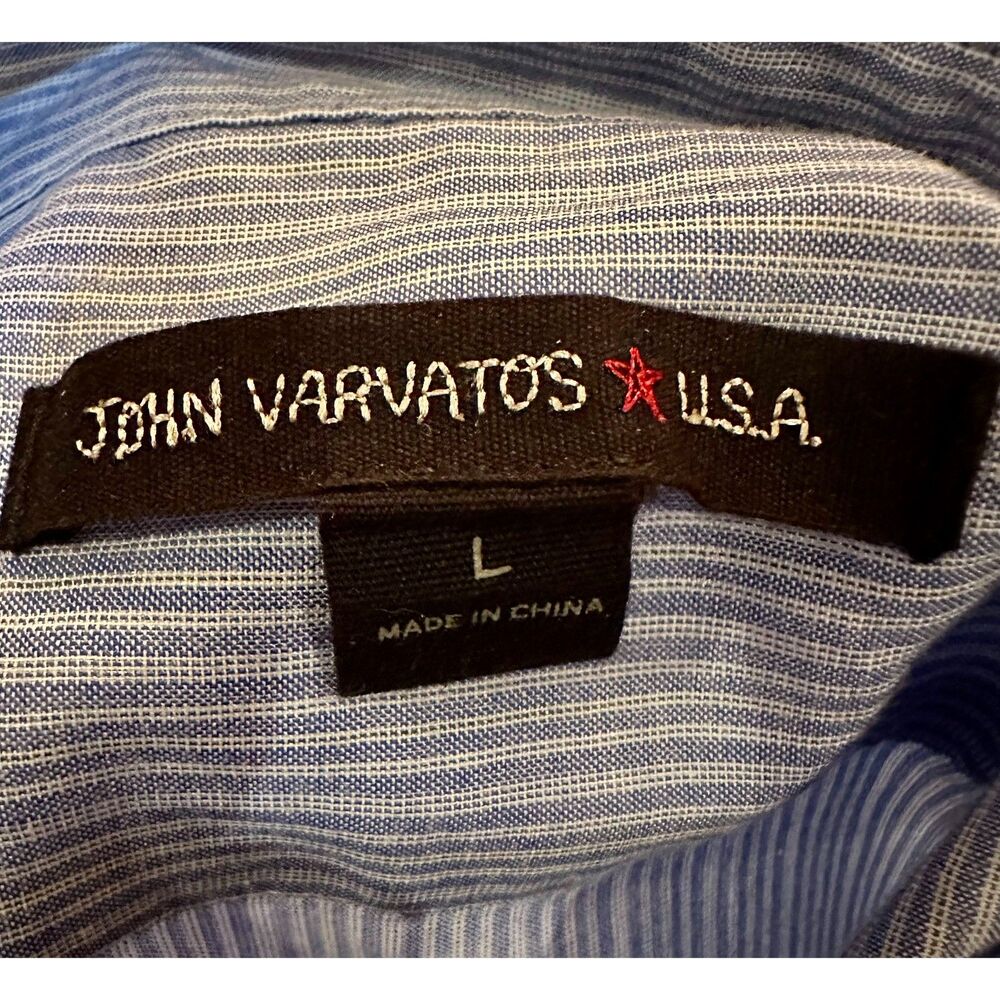 John Varvatos Men's Slim button down shirt Size Large - Picture 2 of 5